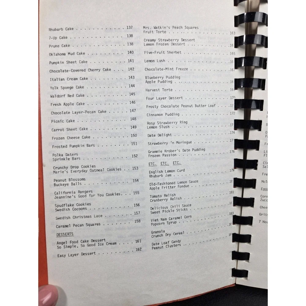 Greenville College Cookbook Greenville, Illinois 1983 257 Pages Local
